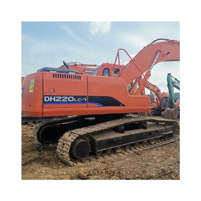 Daewoo 220lc-7 300 420 Gebruikte graafmachine Doosan 220 uit Zuid-Korea met 4m3 Bucket