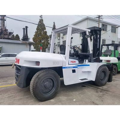 Gebruikte FD100 10T TCM vorklift origineel uit Japan Uitstekend met routine vorklengte