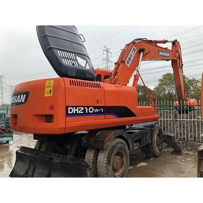2020 Gebruikte Doosan DH210W-7 graafmachines Wielgraafmachines uit Korea Originele Doosan motor