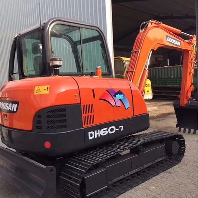 Zuid-Korea Gebruikte Doosan DH60-7 60 60DX kleine mini graafmachine met originele hydraulische pomp