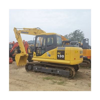 Originele motor 13TON Gebruikte mini graafmachine Komatsu PC130-7 PC120 PC130 met hydraulische duim