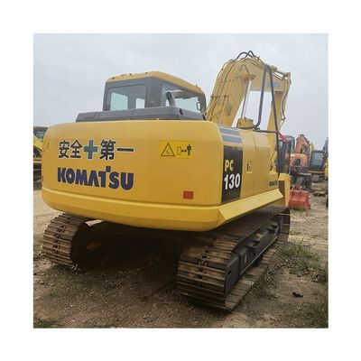 Originele motor 13TON Gebruikte mini graafmachine Komatsu PC130-7 PC120 PC130 met hydraulische duim