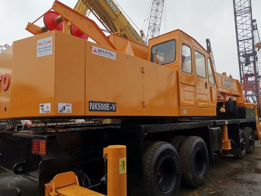Max. Lifthoogte 42m Gebruikte KATO NK500E-V NK500E5 NK500 NK500E KATO500 Truck Crane