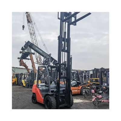 Vervaardiging van dieselforklift van 3,5 ton met pallettruck voor halfheffen en routinematige vorkbreedte