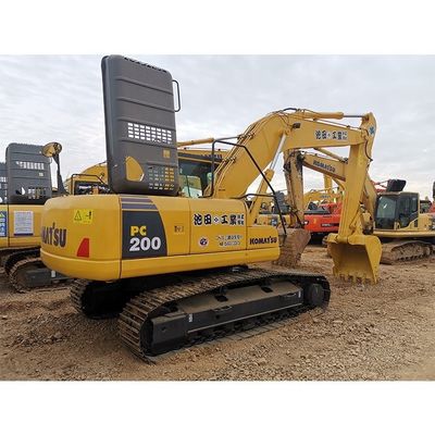 20 ton Gebruikte Komatsu Pc200 graafmachine-tweedehands graafmachine 2001-4000 uur