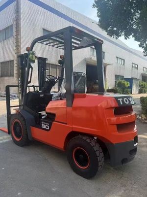3 ton 3000 kg Gebruikte Toyota Vorklift FDZN30 met Japanse ISUZU motor in goede staat