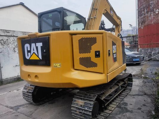 Gebruikte CAT 307.5 graafmachine met originele hydraulische klep en rubberen sporen uit Japan