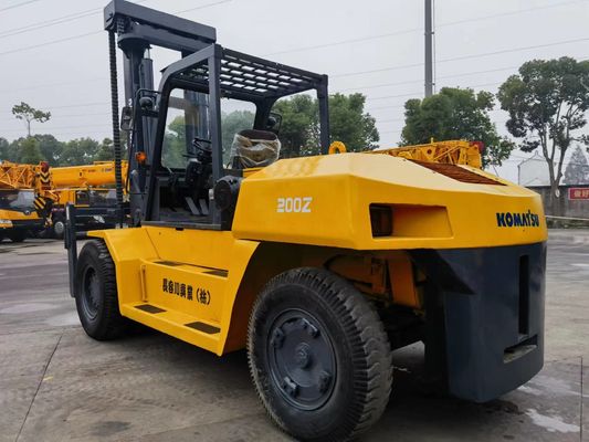 Komatsu 100% Japan Originele FD200 20 ton tweedehands vorklift met vorkbreedte van 550 mm