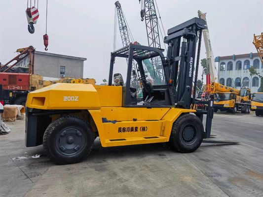 Komatsu 100% Japan Originele FD200 20 ton tweedehands vorklift met vorkbreedte van 550 mm