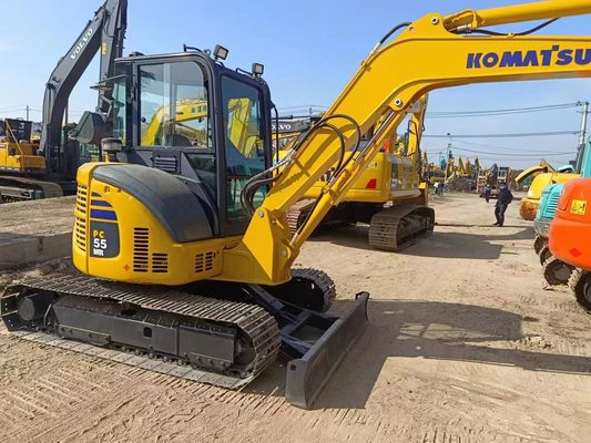 Oorspronkelijke hydraulische klep Gebruikte Komatsu PC220 graafmachine met laag energieverbruik