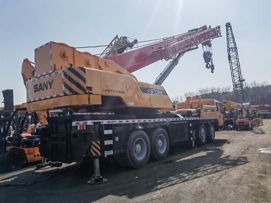 SANY STC800 80 ton mobiele auto kraan Gebruikte bouwmachine Alle terreinen mobiele kraan