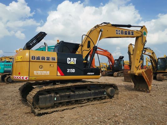 2001-4000 Werktijden CAT 315D Middelgrote graafmachine 15 ton Gebruikte graafmachine met kruiper