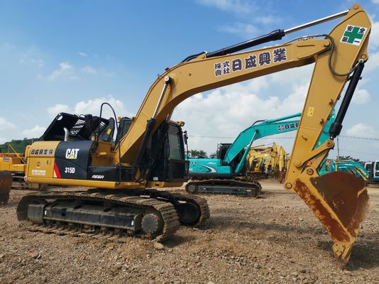 2001-4000 Werktijden CAT 315D Middelgrote graafmachine 15 ton Gebruikte graafmachine met kruiper