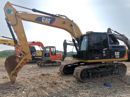 2001-4000 Werktijden CAT 315D Middelgrote graafmachine 15 ton Gebruikte graafmachine met kruiper