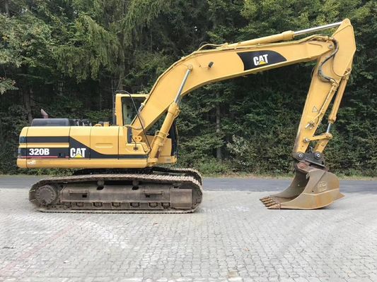 Gebruikte tweedehands CAT 320 320B Crawler Caterpillar Excavator 1M3 Bucket Capacity Diagnostic Tools