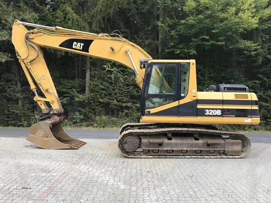 Gebruikte tweedehands CAT 320 320B Crawler Caterpillar Excavator 1M3 Bucket Capacity Diagnostic Tools