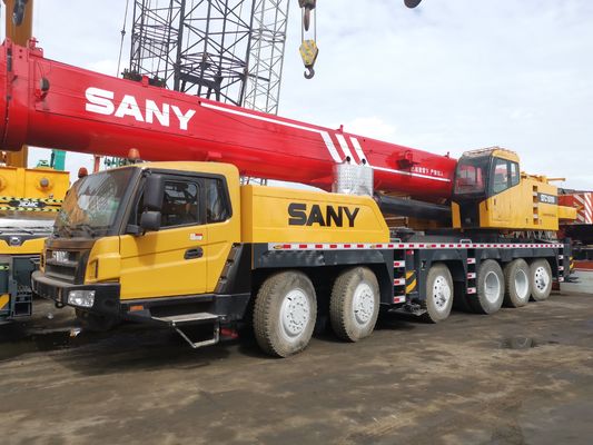 100 ton Sany STC1000 gebruikte mobiele kraan met originele hydraulische pomp en 0-2000 werkuren