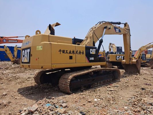 Gebruikte hydraulische graafmachine CAT 349D met originele motor