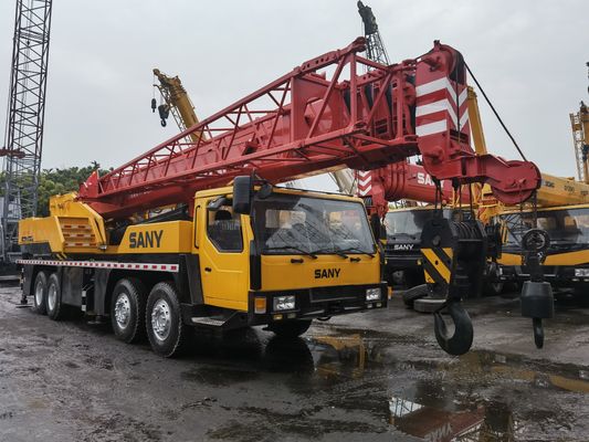 50 ton gebruikte vrachtwagen kraan Sany Stc500 tweedehands hydraulische mobiele kraan tegen betaalbare prijs