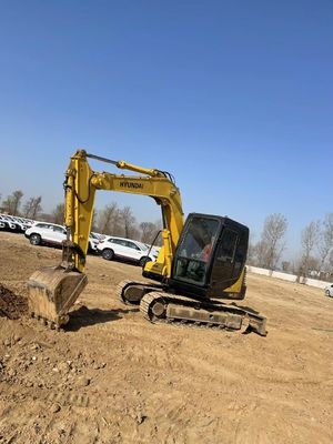 Goed gebruikte Hyundai 80 Crawler graafmachine met originele hydraulische cilinder