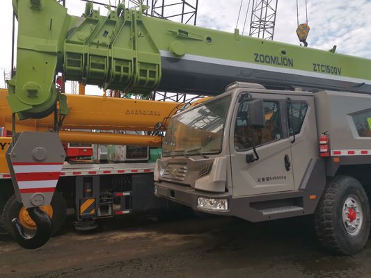 ZTC1500V QY150V 150 ton Zoomlion Gebruikte mobiele kraan met 2001-4000 werkuren