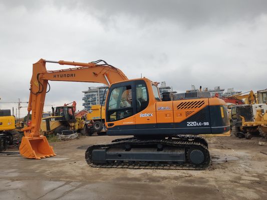 Gebruikte Hyundai 220-9s graafmachine met 0-2000 werkuren bij Onghua in Zuid-Korea
