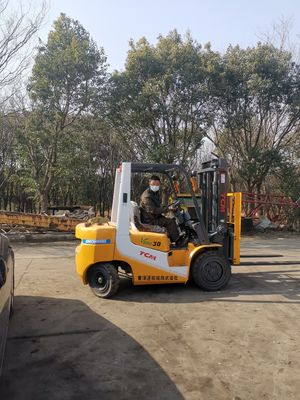 1200 mm vorkbreedte TCM 3 ton 3,5 ton diesel vorkheftruck met ISUZU YANMAR MISUBISHI motor