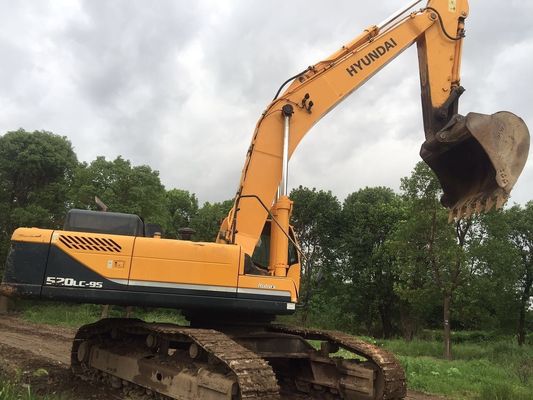 52TON bedrijfsgewicht Hyundai 520-9 Crawler graafmachine met originele hydraulische cilinder