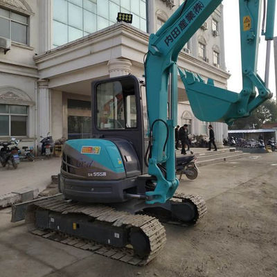 Max. Lifthoogte 44m 2021 Gebruikte Japan 5,5 Ton KOBELCO SK55 SK55SR-3 Mini Graafmachine