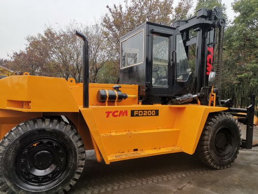TCM 20 ton diesel vorkheftruck FD200 FD250 voor zware containers in goede staat