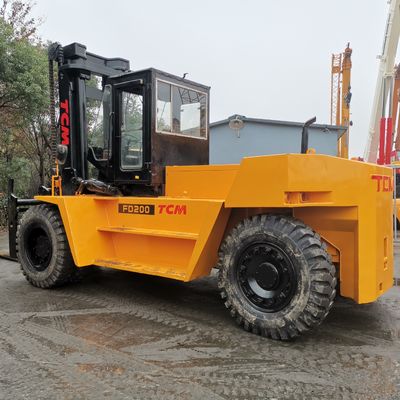 TCM 20 ton diesel vorkheftruck FD200 FD250 voor zware containers in goede staat