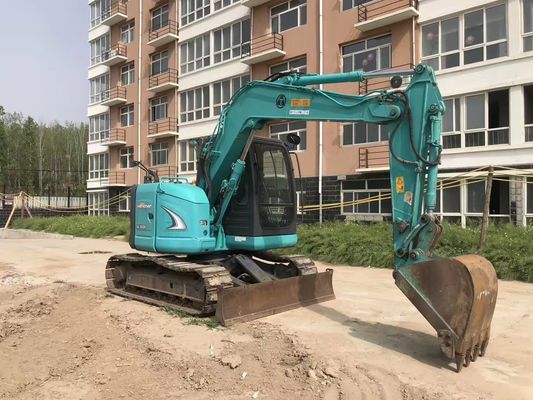 Tweedehands Kobelco SK70SR gebruikte graafmachine met een nominale laadcapaciteit van 3 ton