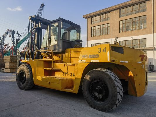 Japan Made TCM FD250 25 ton gebruikte dieselforklift voor materiaalverwerking