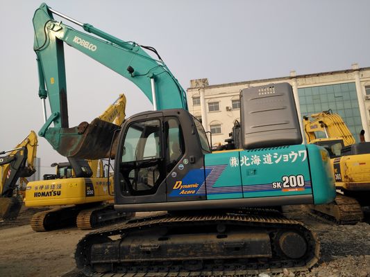 Kobelco SK200 graafmachine uit Japan met 0-2000 werkuren en 3 ton max. hefbelasting