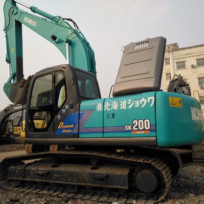 Kobelco SK200 graafmachine uit Japan met 0-2000 werkuren en 3 ton max. hefbelasting