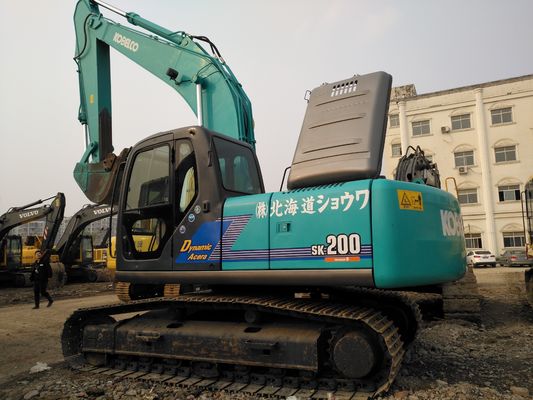 3 ton nominale laadcapaciteit Kobelco SK200 graafmachine betaalbaar 20 ton gebruikte graafmachine