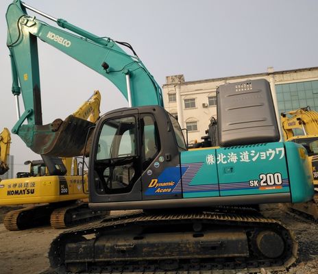3 ton nominale laadcapaciteit Kobelco SK200 graafmachine betaalbaar 20 ton gebruikte graafmachine