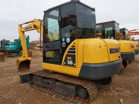 5000 KG 65KM 2022 Komatsu Pc56-7 Digger Gebruikte 5 ton mini graafmachine in Shanghai