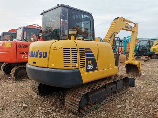 5000 KG 65KM 2022 Komatsu Pc56-7 Digger Gebruikte 5 ton mini graafmachine in Shanghai