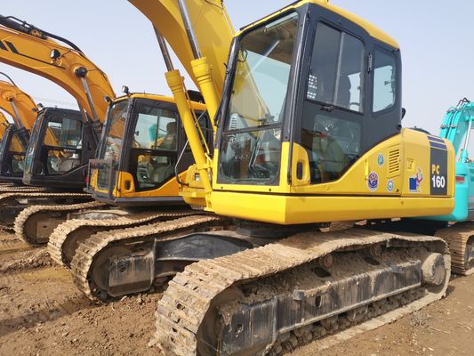 Goed in gebruik KOMATSU PC160 graafmachines met een bedrijfsgewicht van 16000 kg