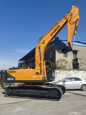 20 ton bedrijfsgewicht Tweedehands originele Hyundai 220LC-9S graafmachine voor snelle verzending