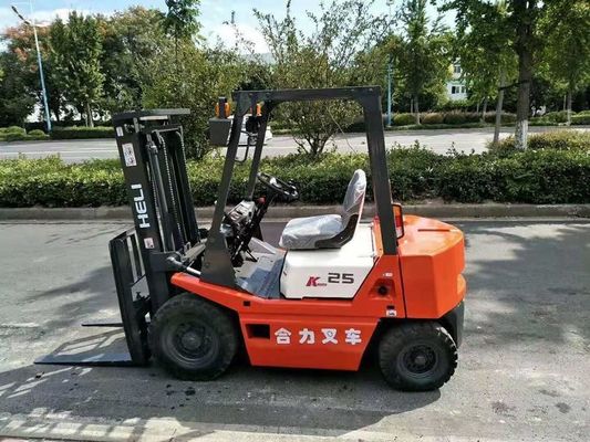 Heli K25 Vorkheftrucks 2500kg-3500kg Capaciteit 3m-6m Triplex Mast LPG/Gasoline Side Shifter