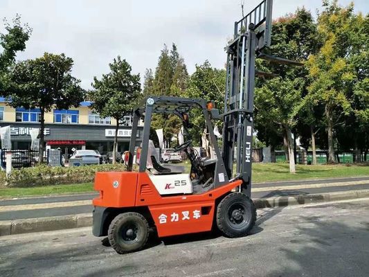 Longhua 2022 HELI 2,5 ton LPG vorkheftruck CPYD25 met K25 motor motor diesel motor