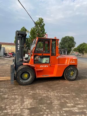10 ton HELI K100 Diesel vorkheftruck met zijdelingse versnellingsvork