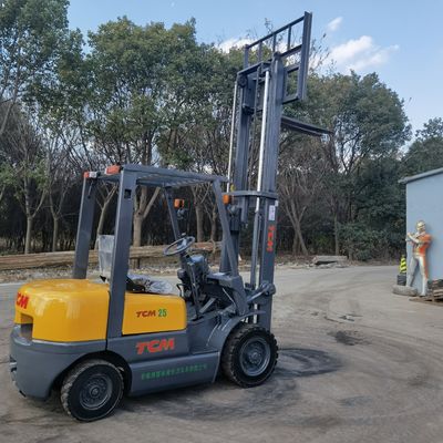2.5 ton TCM vorklift FD25T5 Gebruikte 2,5 ton vorklift met standaard algemene afmetingen