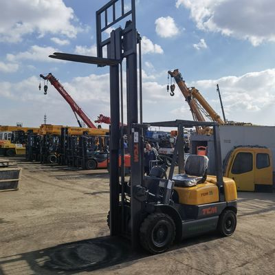 2.5 ton TCM vorklift FD25T5 Gebruikte 2,5 ton vorklift met standaard algemene afmetingen
