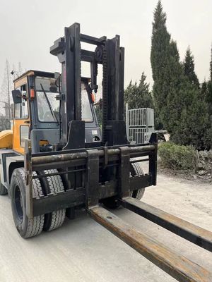 8ton TCM FD80 vorkheftruck in Shanghai met normale afmetingen en vorkbreedte