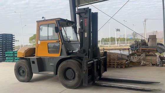 8ton TCM FD80 vorkheftruck in Shanghai met normale afmetingen en vorkbreedte