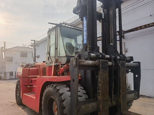6 meter hoge klemtruck TCM FD250 25 ton diesel gebruikte vorkheftruck met zijverschuiving in Shanghai