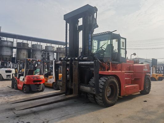 25 ton TCM vorklift FD250 Gebruikte Longhua vorklift met routine afmetingen